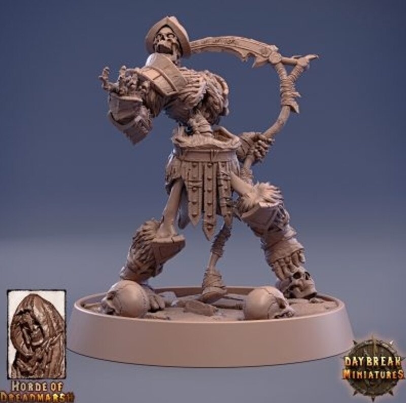 A 3D-printable miniature sculpted by R3D Creative